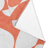 Twyla Checkered Coral Mockup Fleece Fold