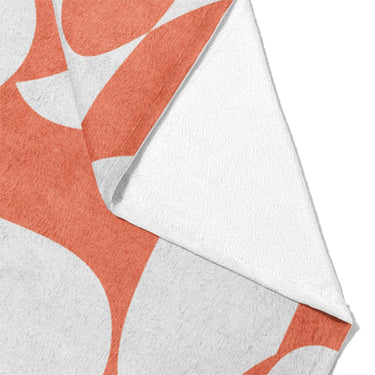 Twyla Checkered Coral Mockup Fleece Fold