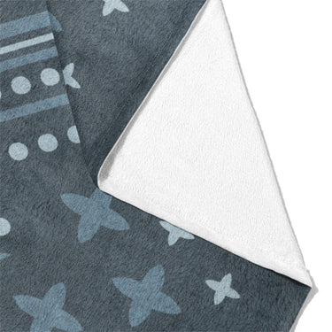 Durand Navy Blue Mockup Fleece Fold