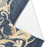 Belinda Navy & Ivory Mockup Fleece Fold