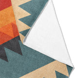 Zareen Blue & Orange Mockup Fleece Fold