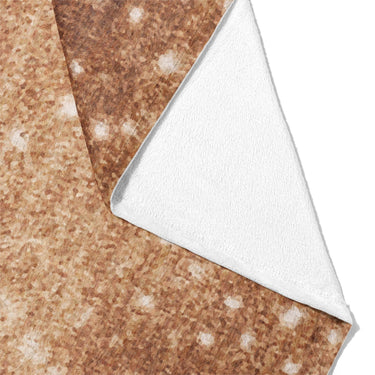 Deer Hide Print Mockup Fleece Fold
