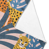 Tropical Cheetahs Mockup Fleece Fold