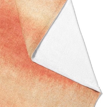 Ophelia Watercolor Peach Balayage Mockup Fleece Fold