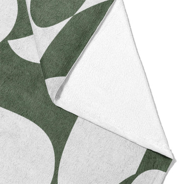 Twyla Checkered Army Green Mockup Fleece Fold