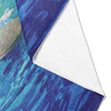 Hawaii Surfer by Charles Bartlett Mockup Fleece Fold