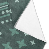 Durand Deep Turquoise Mockup Fleece Fold