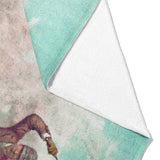 Thoroughbred Race for Blood Mockup Fleece Fold