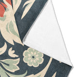Eugina Seafoam & Navy Mockup Fleece Fold