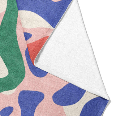 Concetta Pink Green & Blue Mockup Fleece Fold