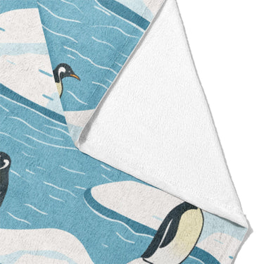 Arctic Penguins Mockup Fleece Fold