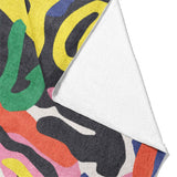 Umberto Black Multicolor Mockup Fleece Fold