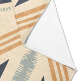 Osage Blue & Orange Mockup Fleece Fold