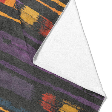 Ojai Purple & Yellow Mockup Fleece Fold