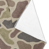 Duck Camo Brown Mockup Fleece Fold