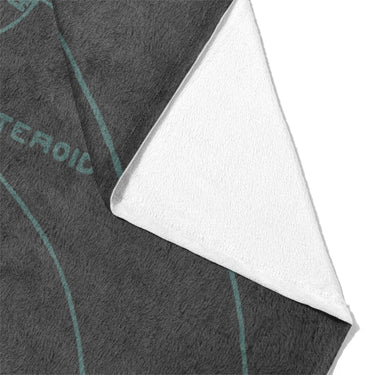 Solar System Charcoal & Teal Mockup Fleece Fold