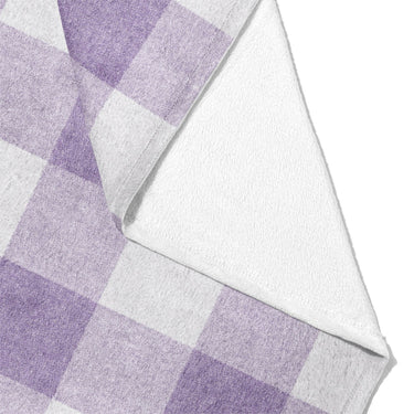 Buffalo Plaid Lilac Mockup Fleece Fold