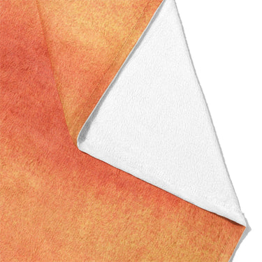 Ophelia Watercolor Fire Orange Balayage Mockup Fleece Fold