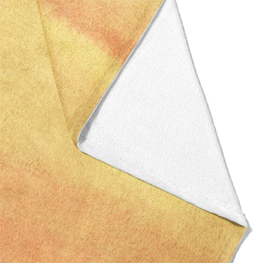 Jacinda Watercolor Fire Orange Ombre Mockup Fleece Fold