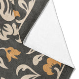 Annette Vintage Black & Yellow Mockup Fleece Fold