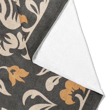 Annette Vintage Black & Yellow Mockup Fleece Fold