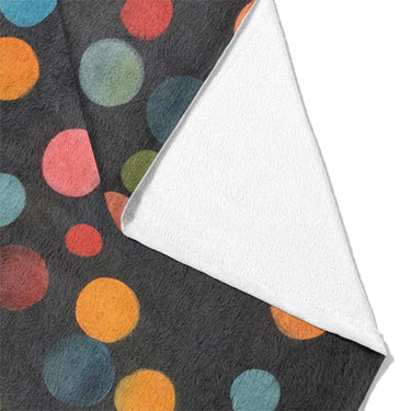 Bokeh at Night Mockup Fleece Fold