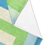 Henry Blue & Green Mockup Fleece Fold