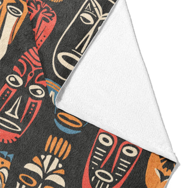 Tribal Masks Mockup Fleece Fold