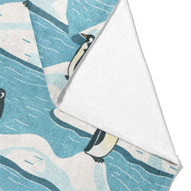 Arctic Penguins Mockup Fleece Fold