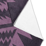 Reyno Lilac & Eggplant Mockup Fleece Fold
