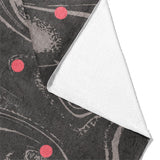 Acid Burn Greige & Infrared Mockup Fleece Fold