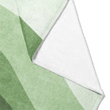 Sinuous Green Monochrome Mockup Fleece Fold