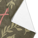 Flamingo Friends Sage Green Mockup Fleece Fold