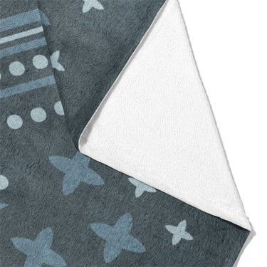 Durand Navy Blue Mockup Fleece Fold