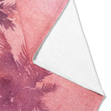 Sunset Palms Pink & Purple Mockup Fleece Fold