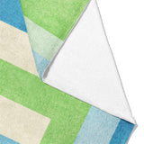 Henry Blue & Green Mockup Fleece Fold