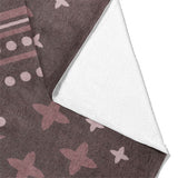 Durand Burgandy Mockup Fleece Fold