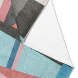 Baxter Blue Multicolor Mockup Fleece Fold