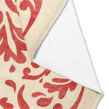 Floranna Ivory & Red Mockup Fleece Fold
