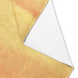 Jacinda Watercolor Fire Orange Ombre Mockup Fleece Fold