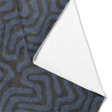 Kiva Slate Blue Mockup Fleece Fold