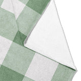 Buffalo Plaid Kelly Green Mockup Fleece Fold