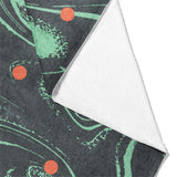 Acid Burn Teal & Orange Mockup Fleece Fold