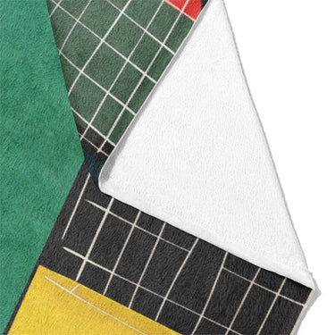 Djuna Black Multicolor Mockup Fleece Fold