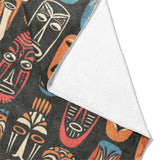 Tribal Masks Mockup Fleece Fold