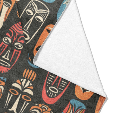 Tribal Masks Mockup Fleece Fold