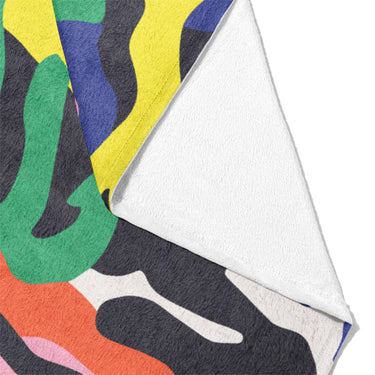 Umberto Black Multicolor Mockup Fleece Fold