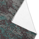 Jonah Maroon & Turquoise Mockup Fleece Fold