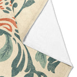 Beryl Teal & Orange Mockup Fleece Fold