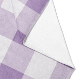 Buffalo Plaid Lilac Mockup Fleece Fold